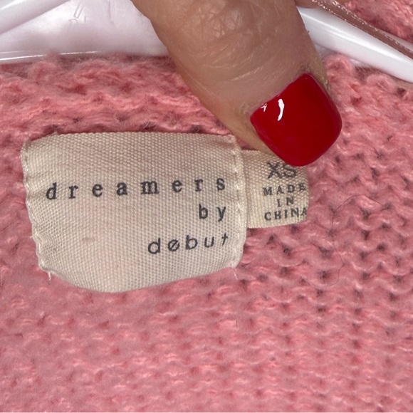 Dreamers Pink Knit Cardigan - Picture 4 of 4